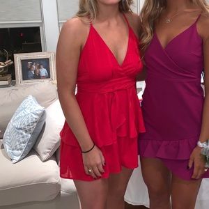 Red checkered romper